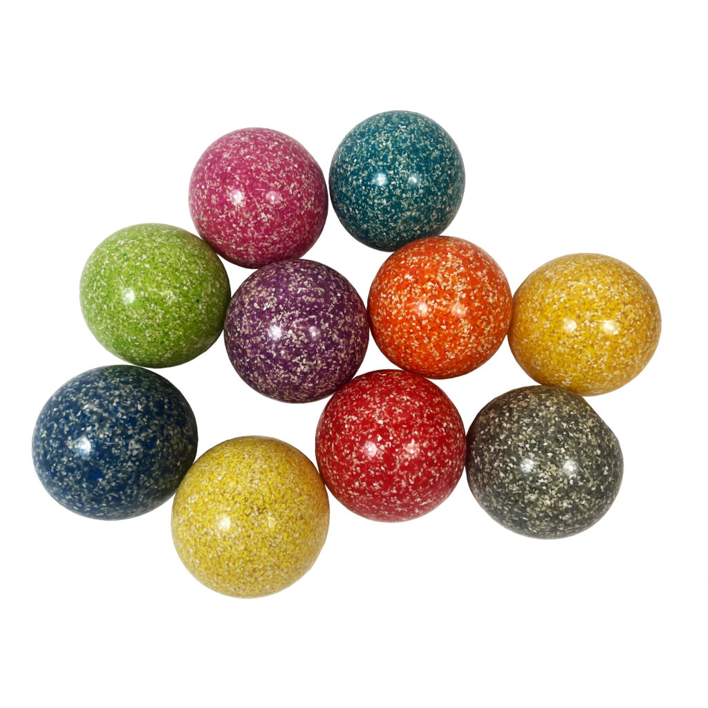 Balle Recyclée Arc en Ciel 100 mm