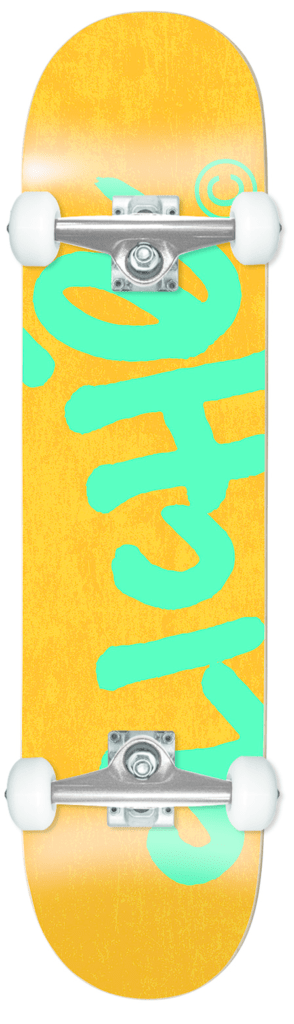 COMPLETE 8.25 X 31.9 HANDWRITTEN ORANGE TEAL