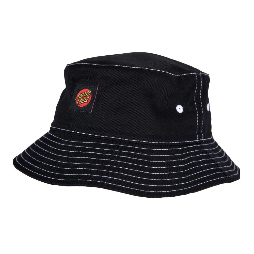 Classic Label Bucket Hat Black/White