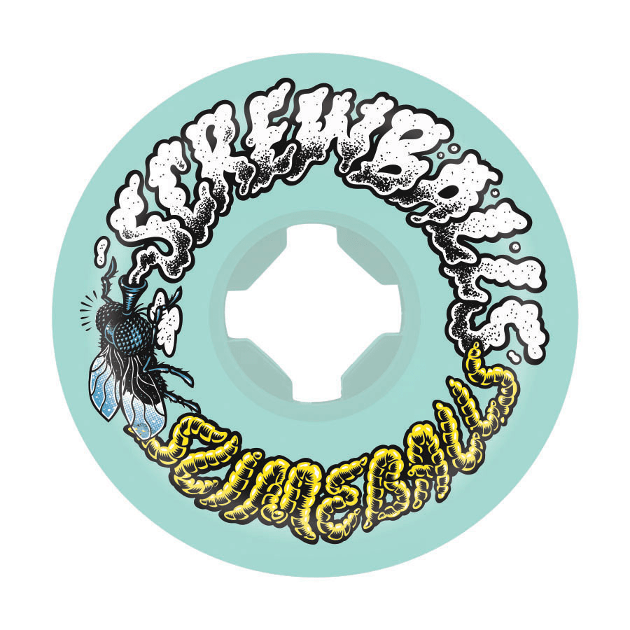 (JEU DE 4) 53MM SCREW BALLS GREEN 99A