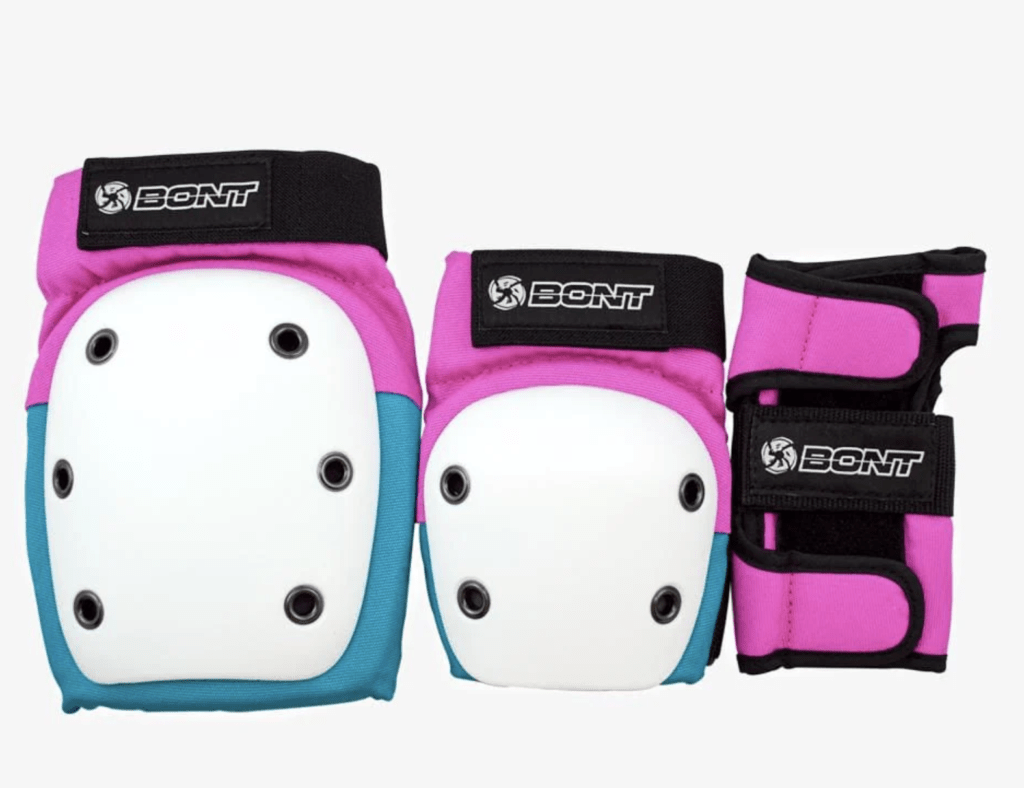 BONT TRIPLE PAD SET PROTECTION PINK/TEAL