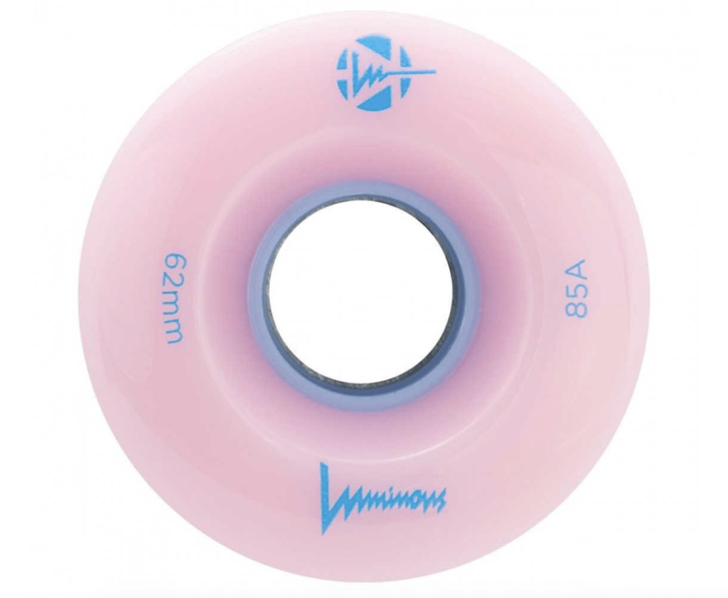 LED QUAD - Pink/Light blue 62mm/85A - Luminous