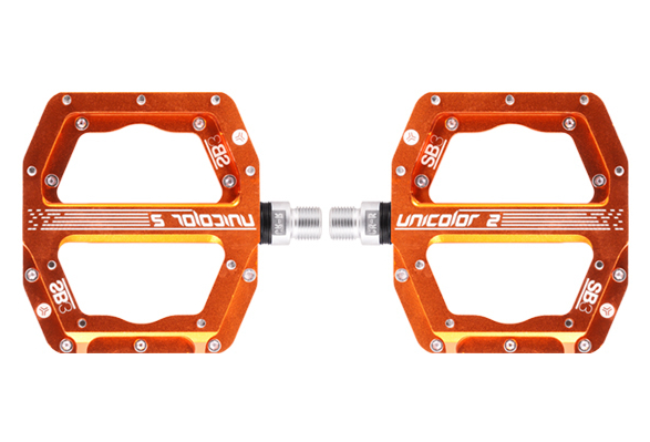 Pédales Unicolor Alu Oranges