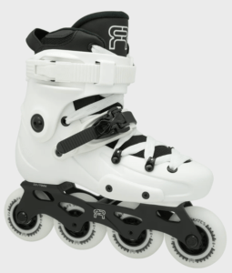 FR_J_CLUB_WHITE F r J club Blanc, roller enfant blanc avec 4 roues.