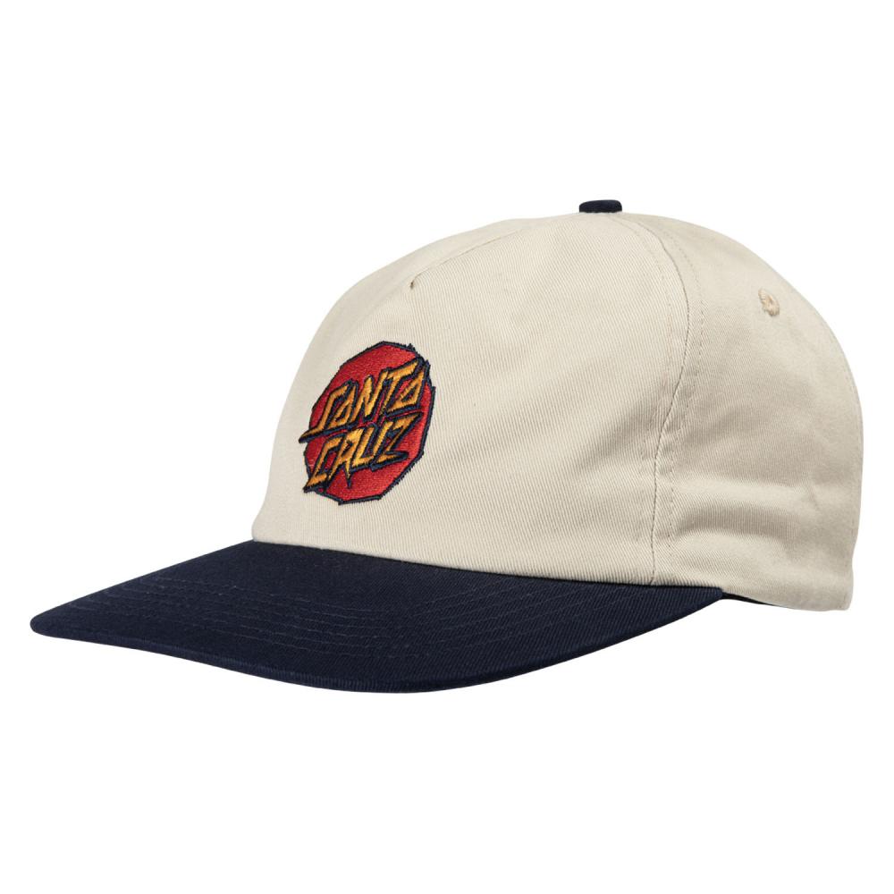 Cap Scratched Dot Calico/Deep Cobalt