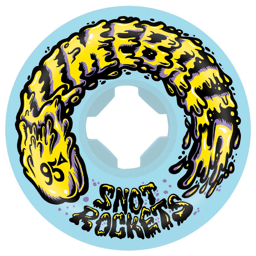 SLIME BALLS WHEELS (JEU DE 4) 53MM SNOT ROCKETS BLUE 95A