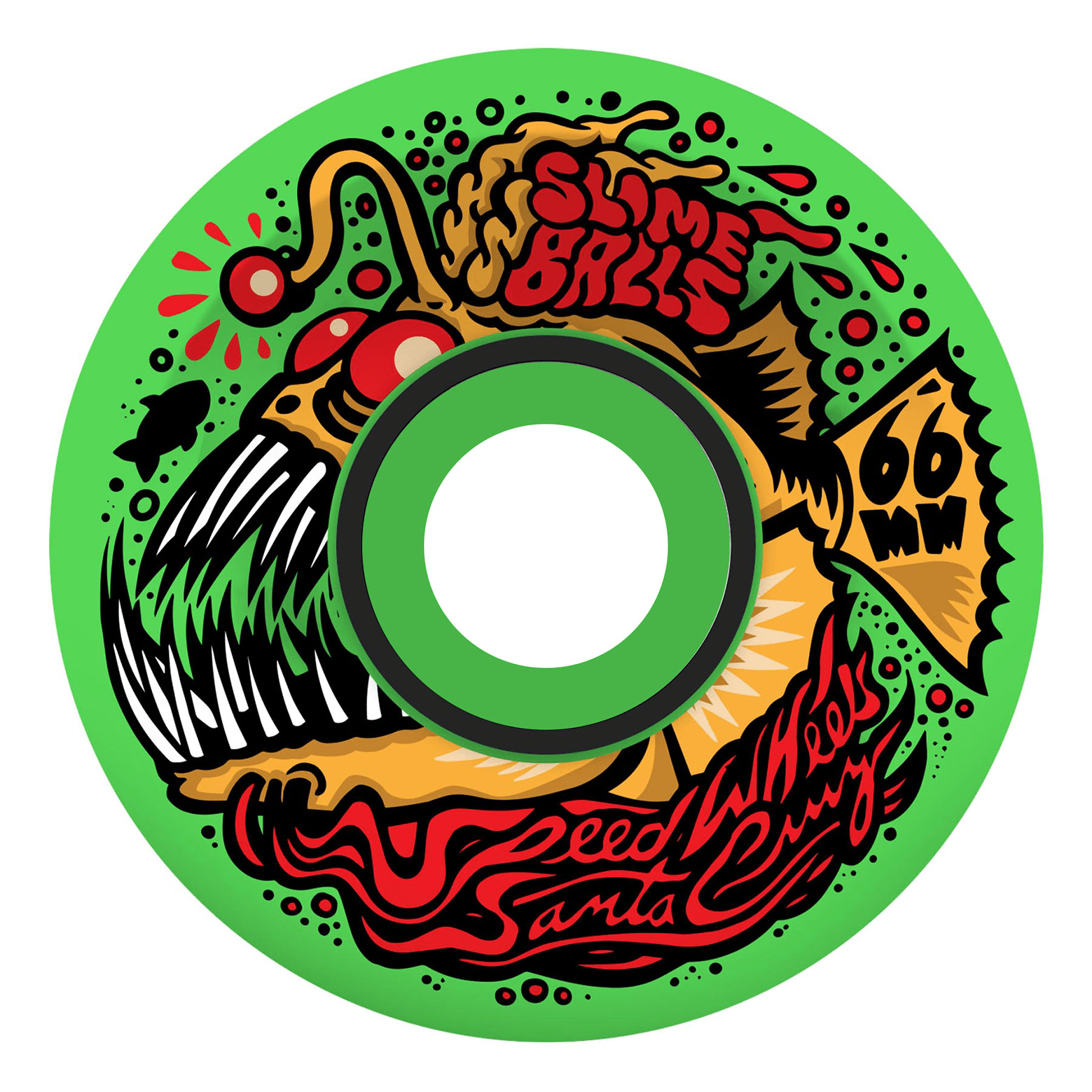 SLIME_BALLS_WHEELS_JEU_DE_4_66MM_ANGLER_LIGHT_OG_GREEN_78A_86