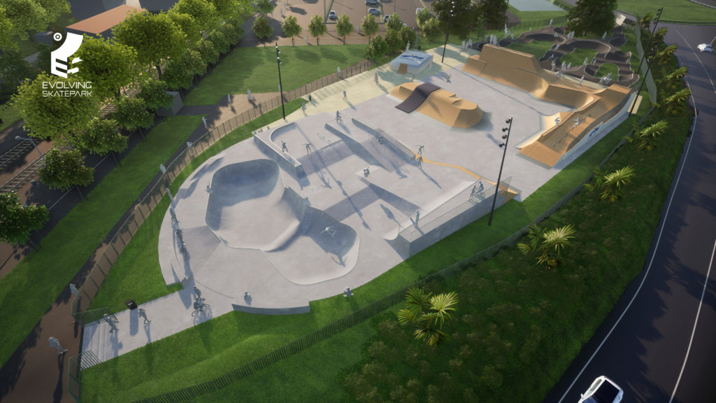 Photo du skatepark de grammont