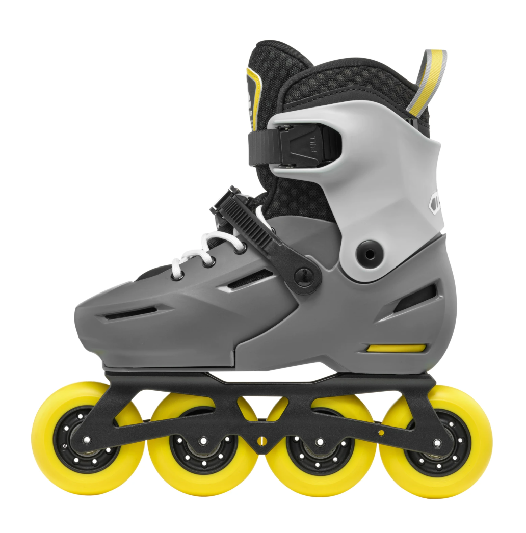 ROLLERBLADE APEX CHARBON JAUNE 4