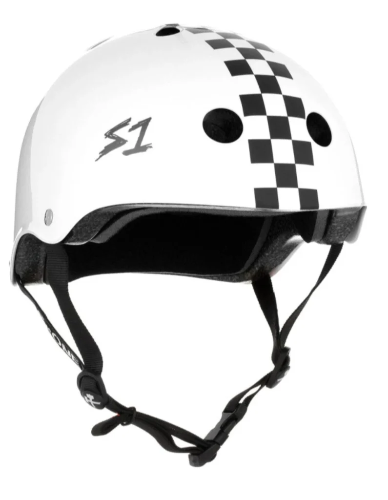 S1 LIFER Mega White Gloss With Checkers