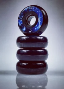 DES ROUES DE ROLLER DE STREET GC Wheels Constellation 64mm90 A Black