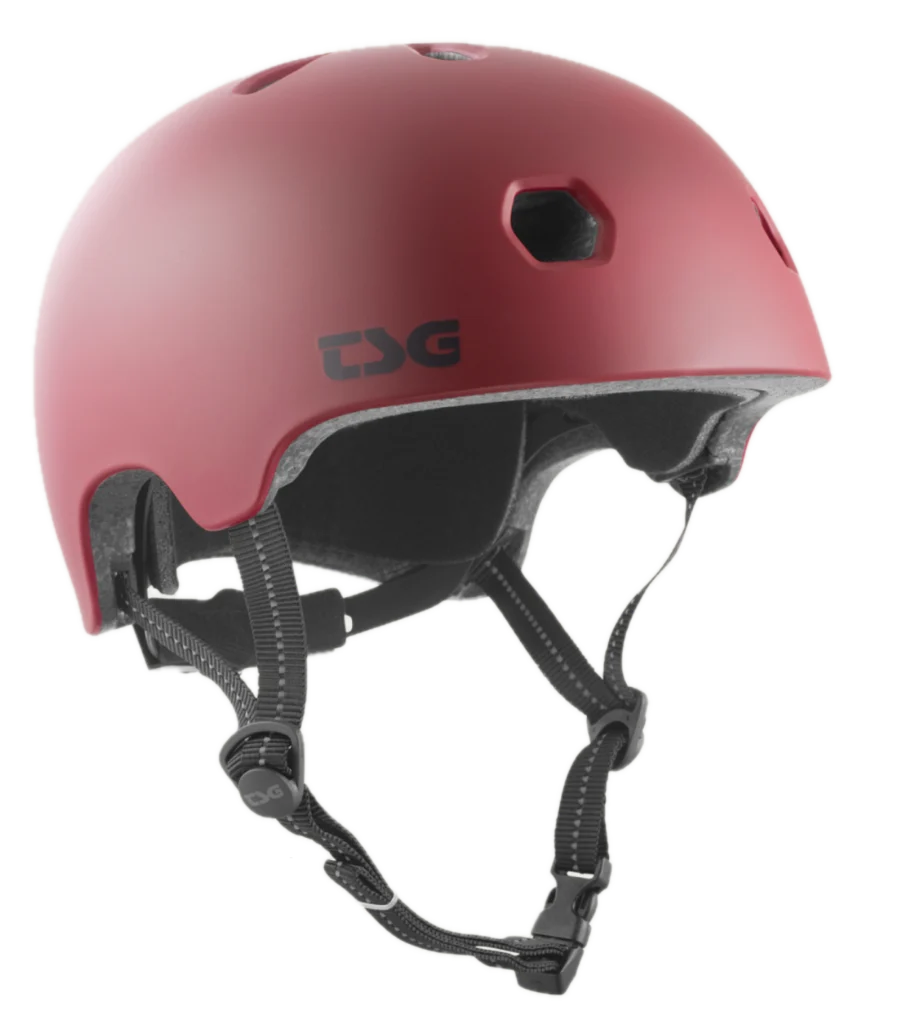 casque tsg META SOLID COLOR SATIN OXBLOOD
