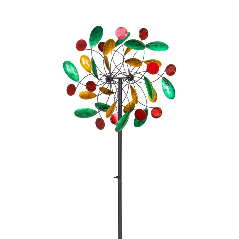 Girouette Metal Paddle Double Roue