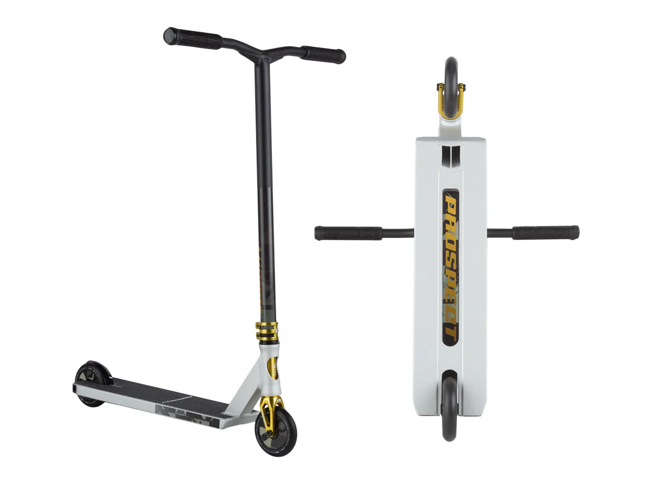 Lucky-Prospect5-Talus-Complete-WEB_6cae77f6-81c3-4237-a145-0818b694ec94.jpg Trottinette freestyle Lucky Prospect 2025 noire et or avec guidon aluminium, roues Lunar 110 mm et deck 5.0 pouces