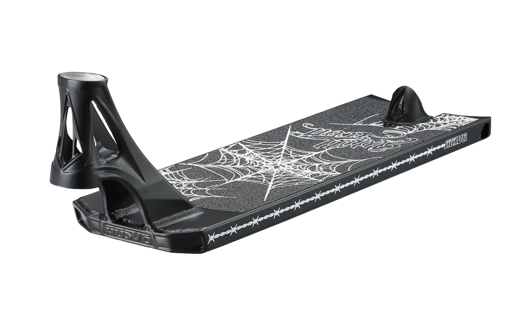Deck Blunt AOS V6 Signature Will Scott noir, concave et robuste, parfait pour le street, avec signature graphique et finition soignée.
